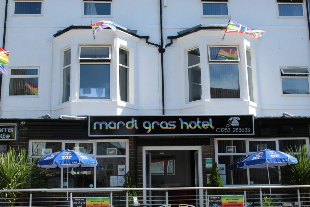 Mardi Gras Hotel, gay hotels blackpool, Blackpool, Accommodation, blackpool gay scene