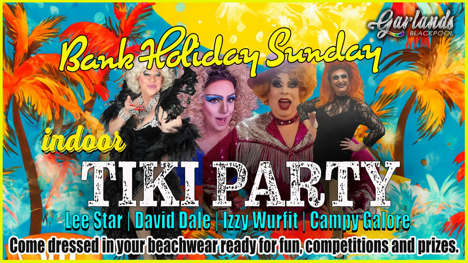 garlands tiki party