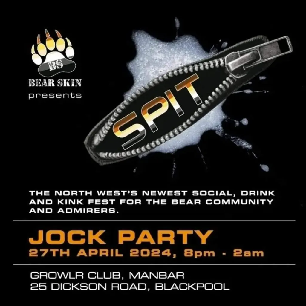 manbar growlr cub blackpool jock party