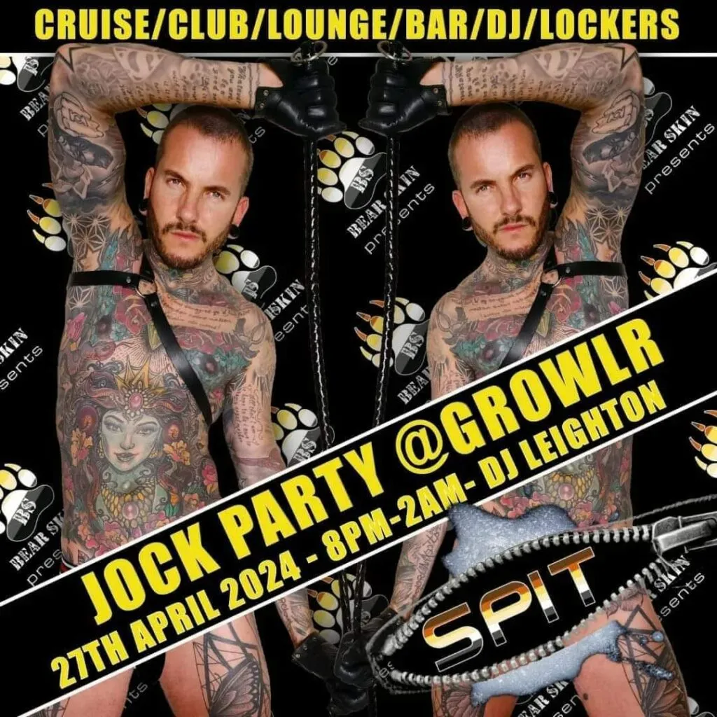manbar growlr cub blackpool jock party
