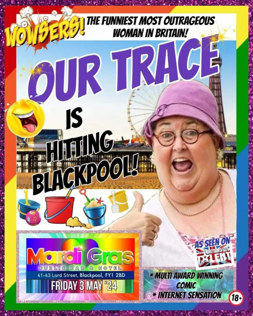 "Our Trace" Set to Electrify Blackpool's Mardi Gras Bar This May Bank Holiday! 1 our trace mardi gras blackpool